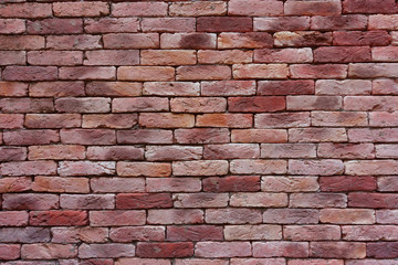 Obraz premium Brick wall heritage beautiful detail brown vintage background art style. 