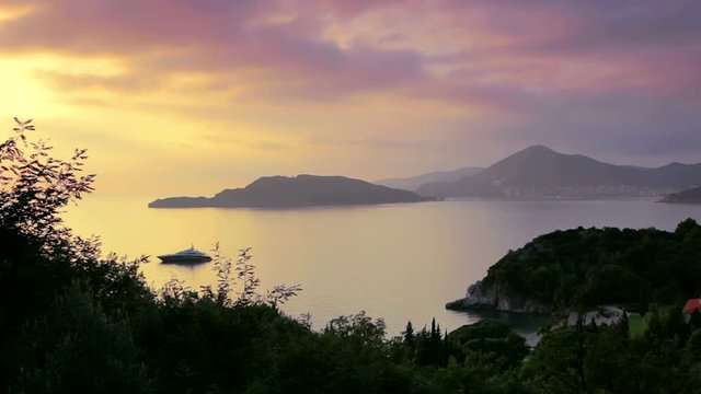 Beautiful view of the sea bay - Montenegro