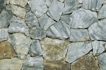 Brown Grey Boulder Wall Texture
