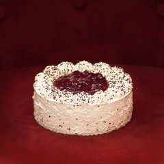 sponge cake in a souffle