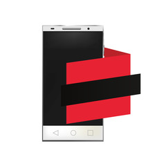 smartphone device empty banners