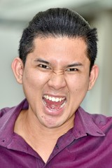 Fototapeta premium Adult Male And Anger