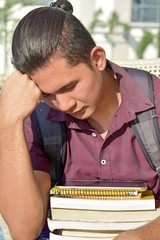 Obraz premium Depressed Boy Student