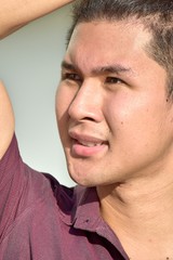 Obraz premium Male And Confusion