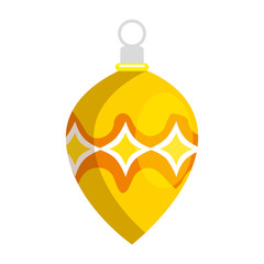 Obraz premium merry christmas ball decorative icon