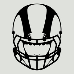 a player of American football, vector illustration