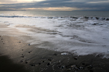 Fototapeta premium beach at sunset