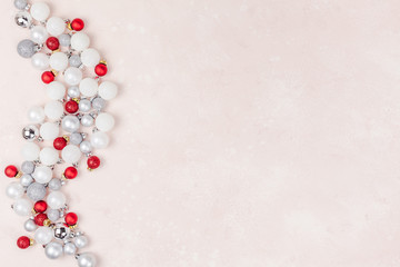 New Year or Christmas decoration background