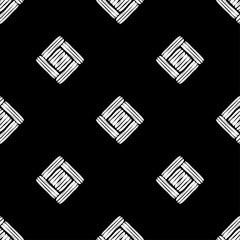 Seamless abstract geometric pattern. Scribble texture. Vector pattern. Mosaic texture. Can be used for wallpaper, textile, invitation card, wrapping, web page background.