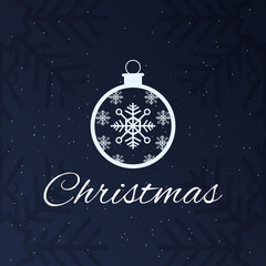 Naklejka premium merry christmas card