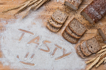 Healthy wholemeal bread
