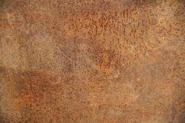 background and wallpaper or texture of old rusty iron plate or rusty metal surface. are like a good grunge and retro vintage style.