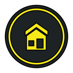 house exterior facade icon