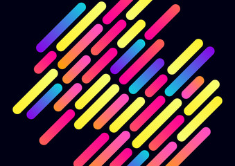 Horizontal background with color graphic elements. 