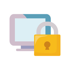 computer and padlock security data