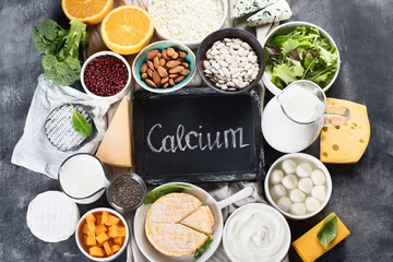 Cercles muraux Produits laitiers Foods rich in calcium