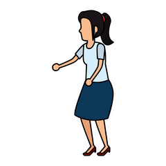 beautiful woman avatar character