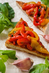 vegetarian bruschetta