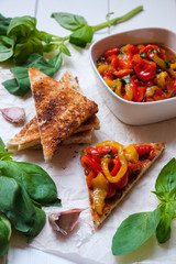 vegetarian bruschetta