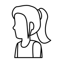 beautiful woman avatar character