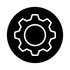 gear machinery isolated icon