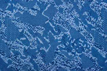 Fototapeta na wymiar blue abstract fabric texture background