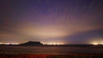 night view of Jeju Island
