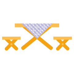 picnic table icon