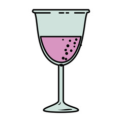 wine cup isolated icon
