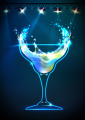 Disco Cocktail background