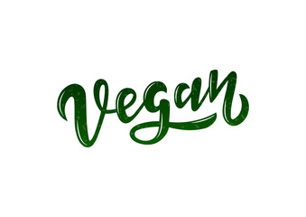 Vegan hand drawn lettering