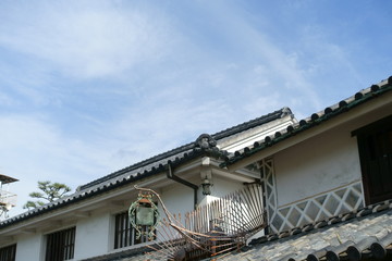 日本の倉敷の秋の風景