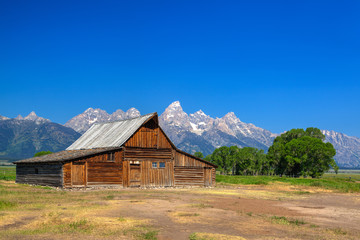 Obraz premium The T. A. Moulton Barn is a historic barn in Wyoming, United States