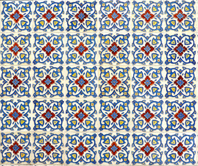 Peranakan tile mosaic