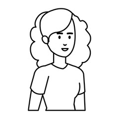 beautiful woman avatar character