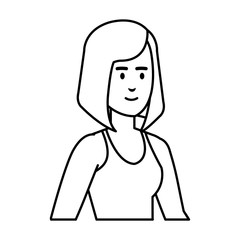 beautiful woman avatar character