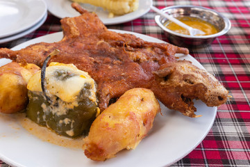 Roasted guinea pig