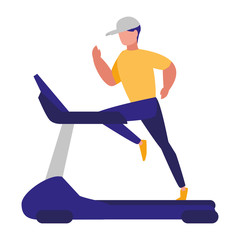 Obraz premium Treadmill machine design