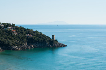 Fototapeta premium panorama torre di Gaeta