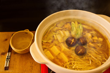 日本の冬の鍋料理