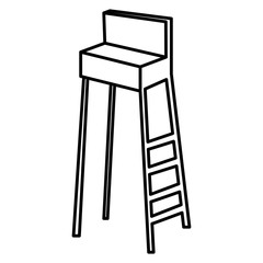 tennis referee chair 