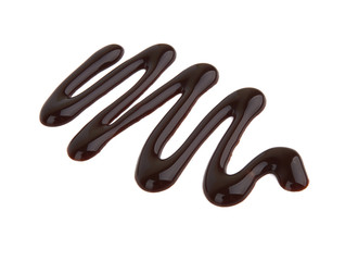 Chocolate syrup isolated