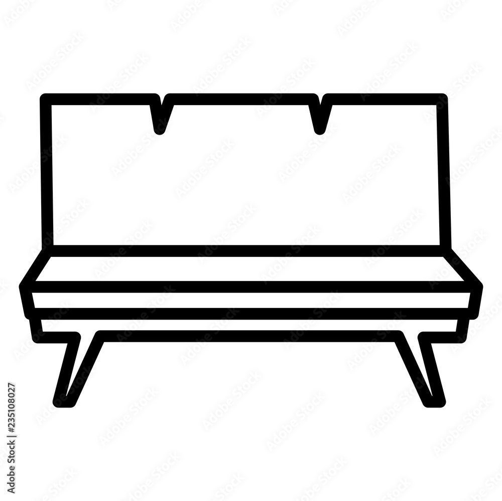 Sticker sofa icon image