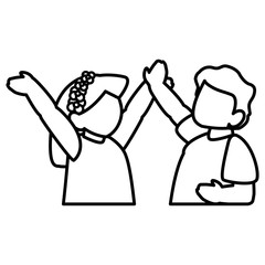 avatar boy and girl design