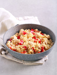 Couscous with mince turkey fillet
