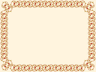 Contrast decorative frame