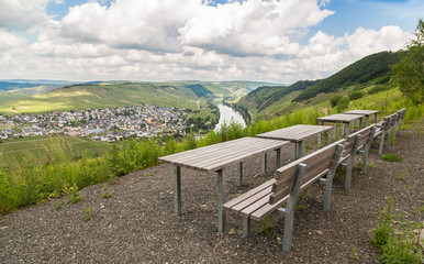 Trittenheim an der Mosel Rheinland-Pfalz Deutschland