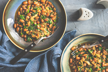 Traditional georgian food lobio