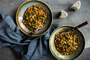 Traditional georgian food lobio
