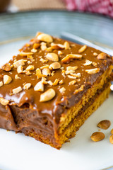 Sweet dessert and coffee